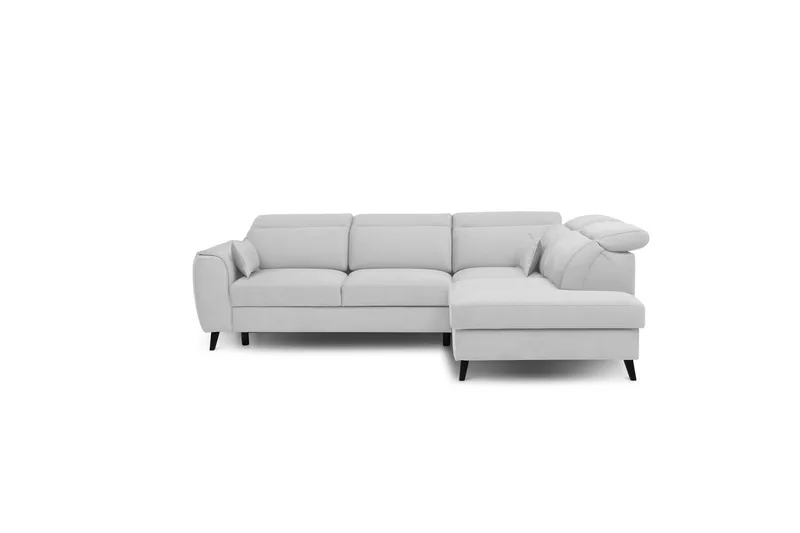 Sajda Sovesofa m. Sjeselong 3-seter - Grå - Møbler - Sofaer - Sovesofaer