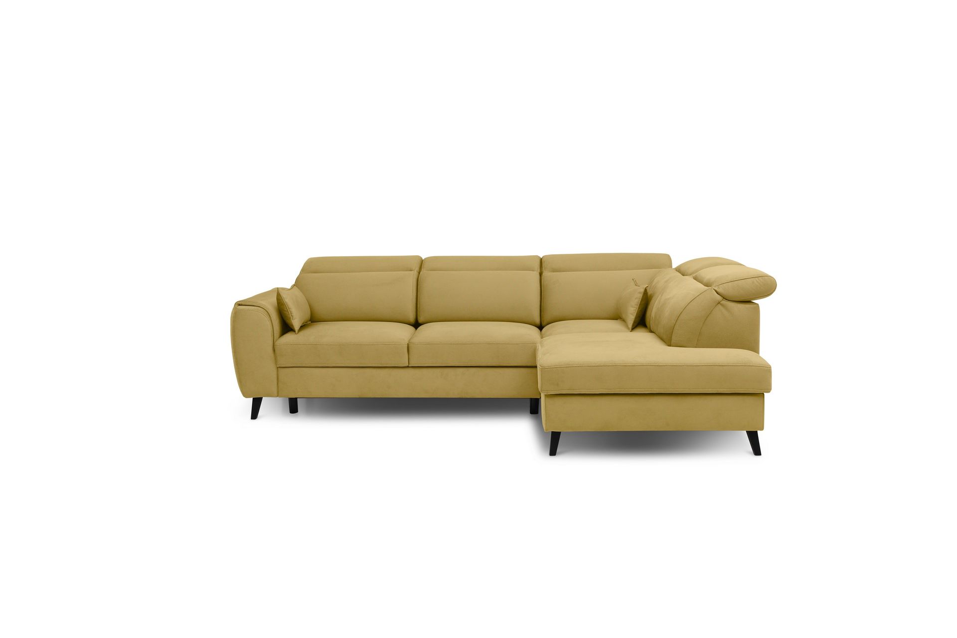 Sajda Sovesofa m. Sjeselong 3-seter - Gul - Møbler - Sofaer - Sovesofaer