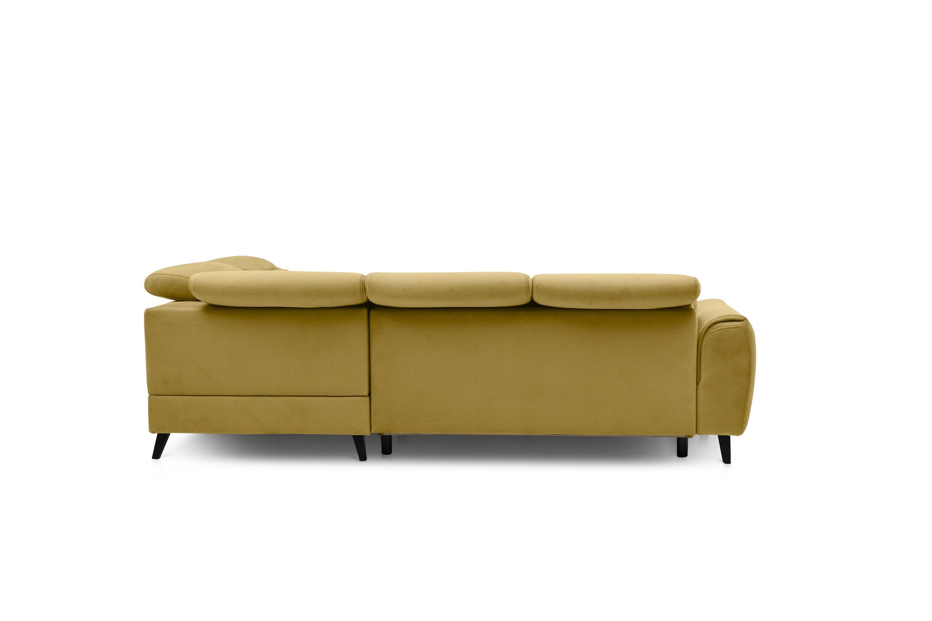 Sajda Sovesofa m. Sjeselong 3-seter - Gul - Møbler - Sofaer - Sovesofaer