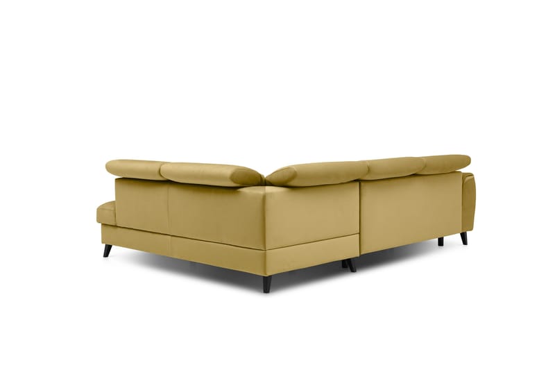 Sajda Sovesofa m. Sjeselong 3-seter - Gul - Møbler - Sofaer - Sovesofaer