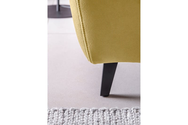 Sajda Sovesofa m. Sjeselong 3-seter - Gul - Møbler - Sofaer - Sovesofaer