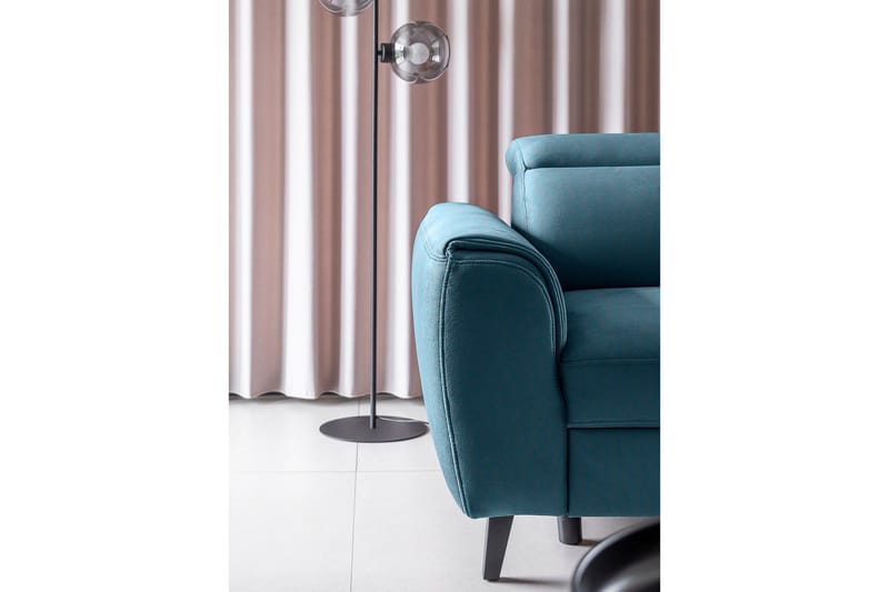 Sajda Sovesofa m. Sjeselong 3-seter - Mørkeblå - Møbler - Sofaer - Sovesofaer