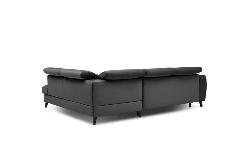 Sajda Sovesofa m. Sjeselong 3-seter - Mørkegrå - Møbler - Sofaer - Sovesofaer