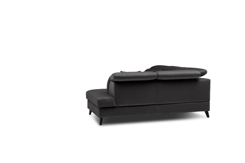 Sajda Sovesofa m. Sjeselong 3-seter - Mørkegrå - Møbler - Sofaer - Sovesofaer