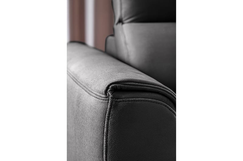 Sajda Sovesofa m. Sjeselong 3-seter - Mørkegrå - Møbler - Sofaer - Sovesofaer