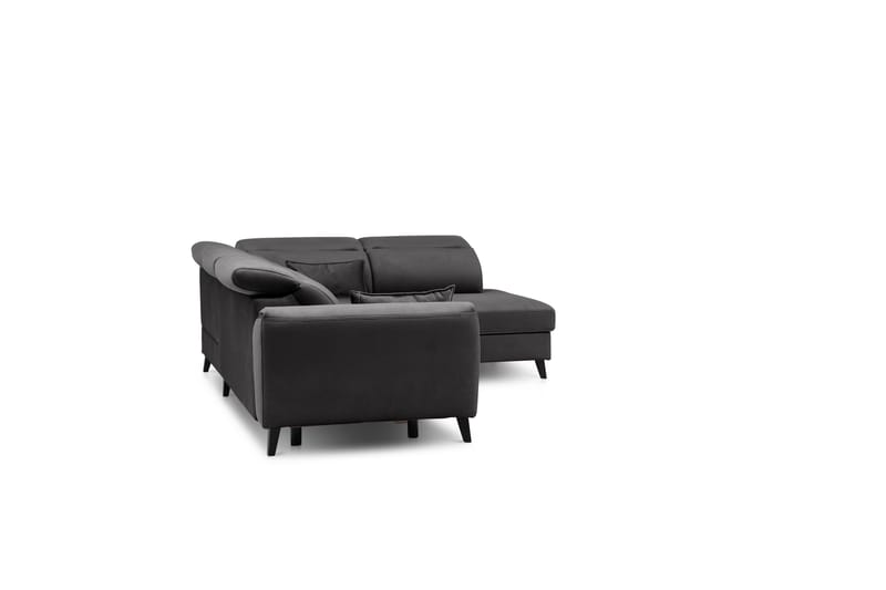 Sajda Sovesofa m. Sjeselong 3-seter - Mørkegrå - Møbler - Sofaer - Sovesofaer