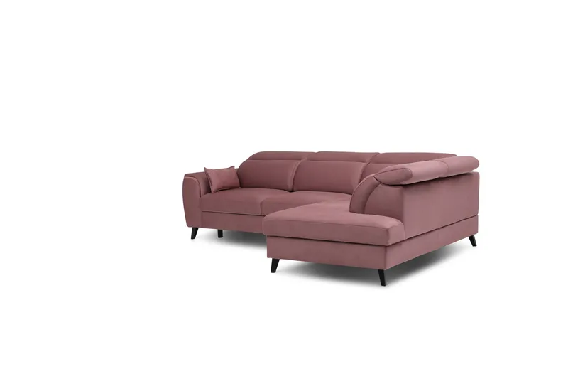 Sajda Sovesofa m. Sjeselong 3-seter - Rosa - Møbler - Sofaer - Sovesofaer