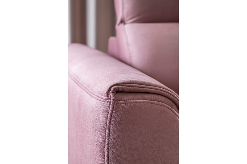 Sajda Sovesofa m. Sjeselong 3-seter - Rosa - Møbler - Sofaer - Sovesofaer