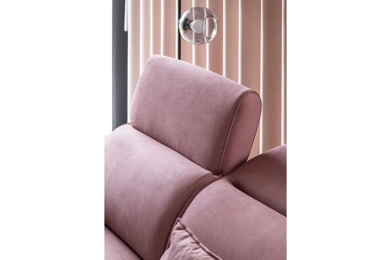 Sajda Sovesofa m. Sjeselong 3-seter - Rosa - Møbler - Sofaer - Sovesofaer