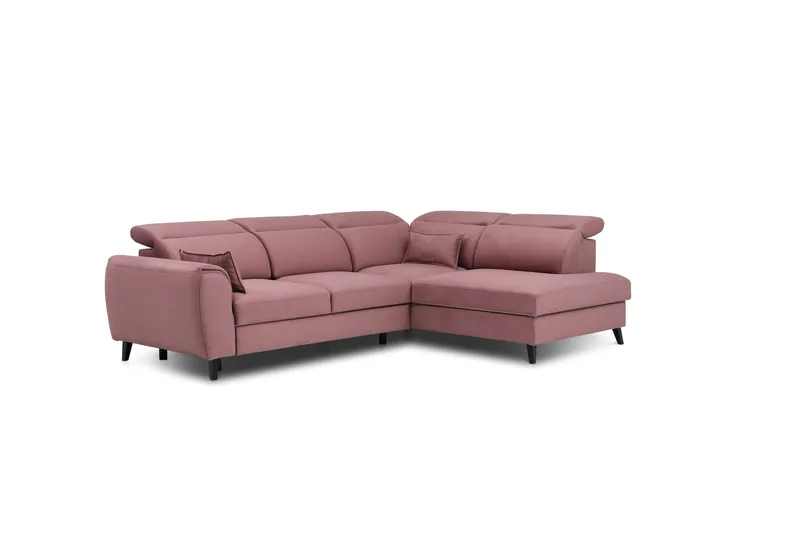 Sajda Sovesofa m. Sjeselong 3-seter - Rosa - Møbler - Sofaer - Sovesofaer