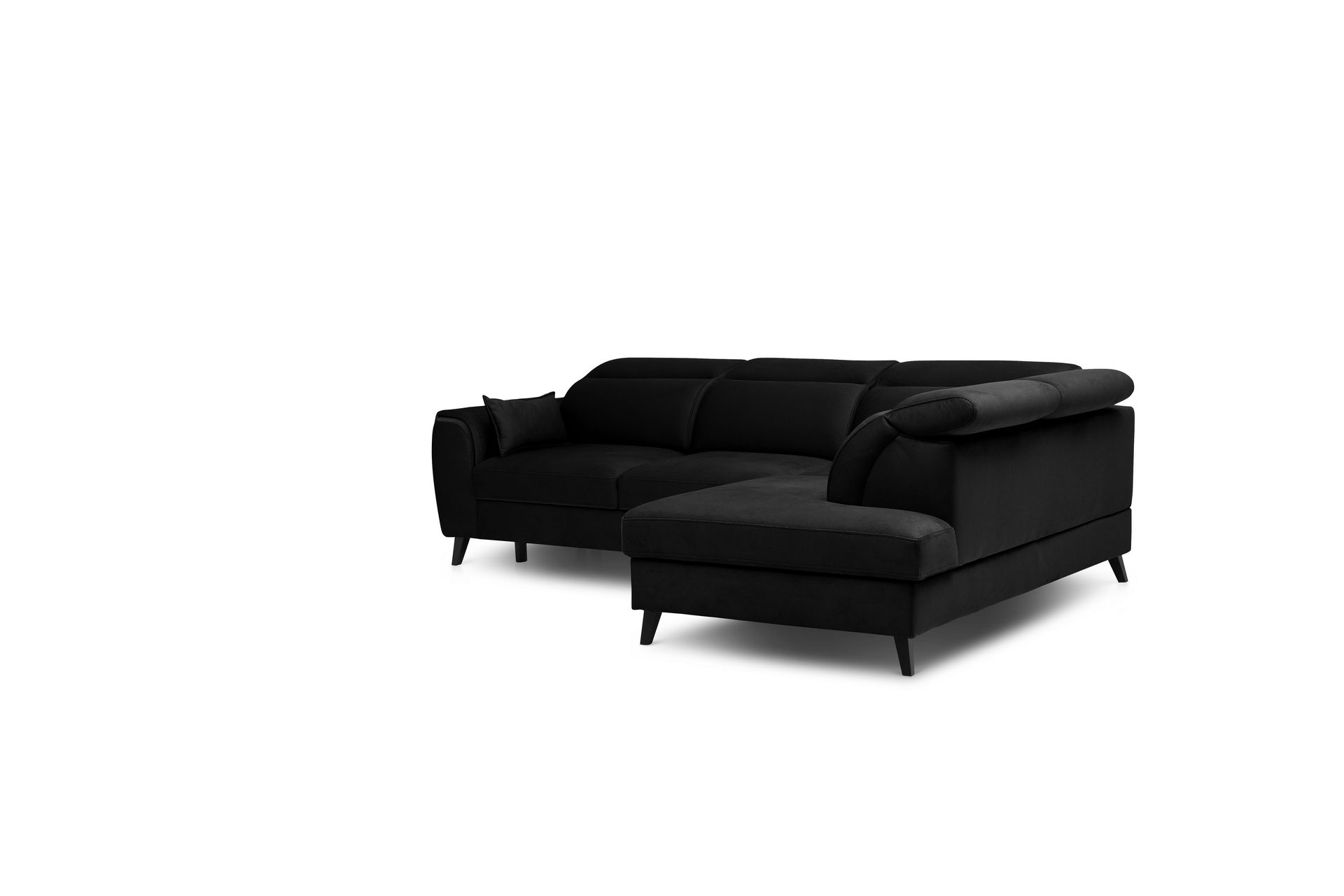 Sajda Sovesofa m. Sjeselong 3-seter - Svart - Møbler - Sofaer - Sovesofaer