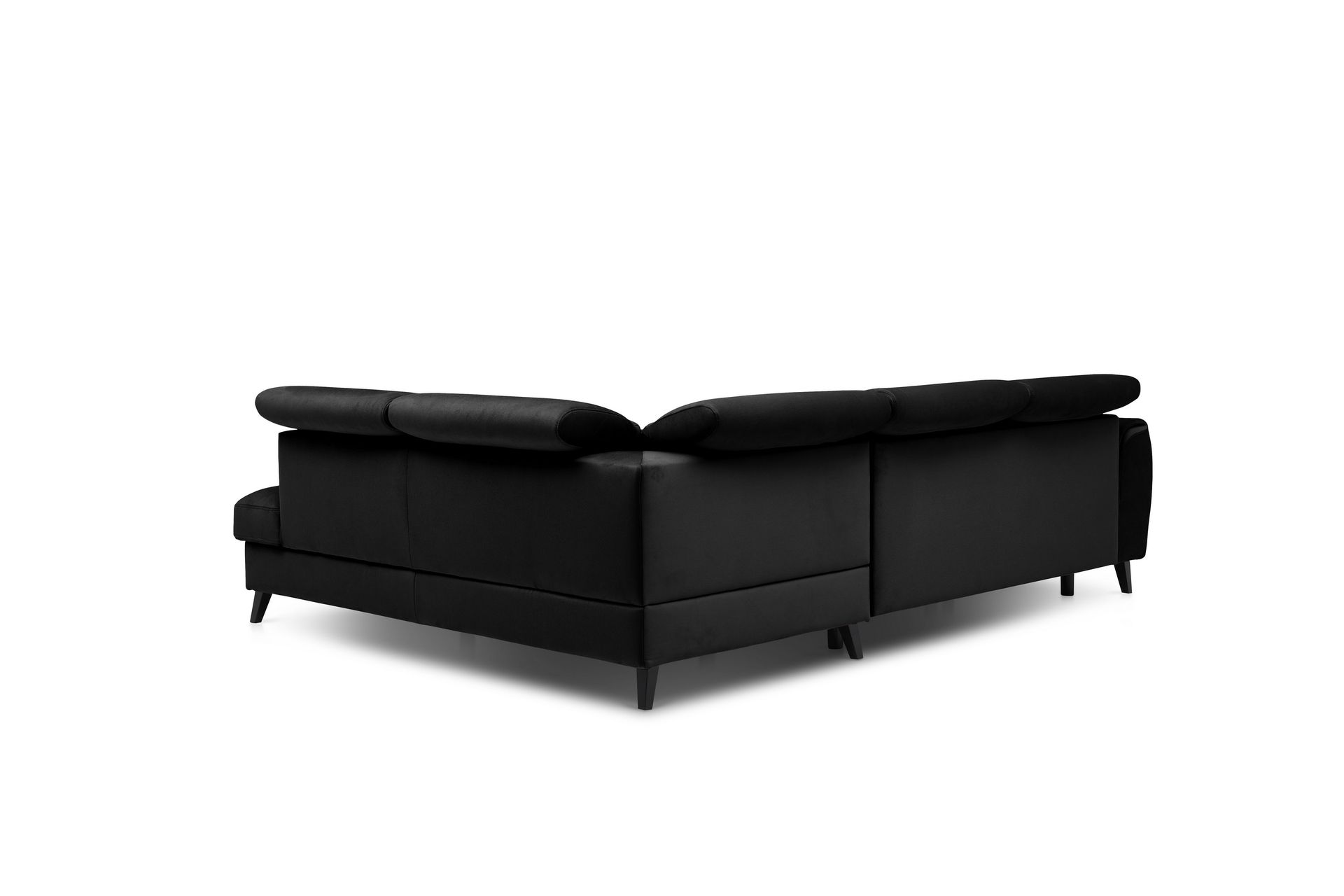 Sajda Sovesofa m. Sjeselong 3-seter - Svart - Møbler - Sofaer - Sovesofaer