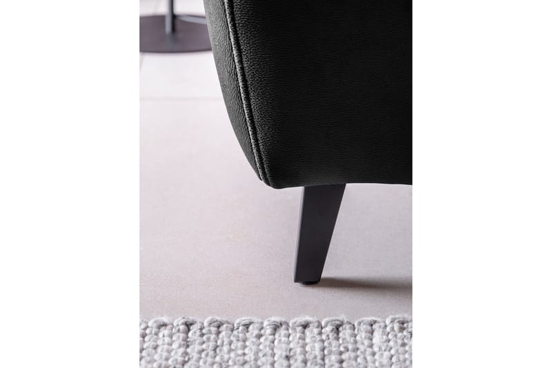 Sajda Sovesofa m. Sjeselong 3-seter - Svart - Møbler - Sofaer - Sovesofaer