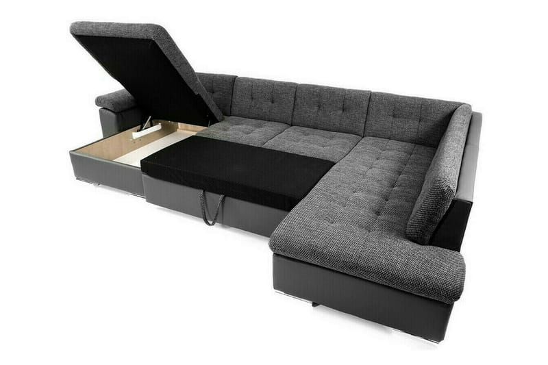 Sakri 5-seters Hjørnesovesofa - Beige - Sovesofaer - Sovesofa divan