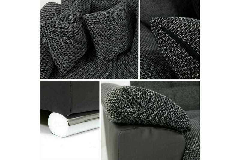 Sakri 5-seters Hjørnesovesofa - Gul-Grønn - Møbler - Sofaer - Sovesofaer