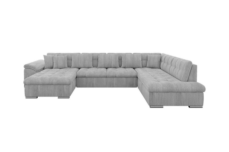 Sakri 5-seters Hjørnesovesofa - Lysegrå/Mørkegrå - Møbler - Sofaer - Sovesofaer