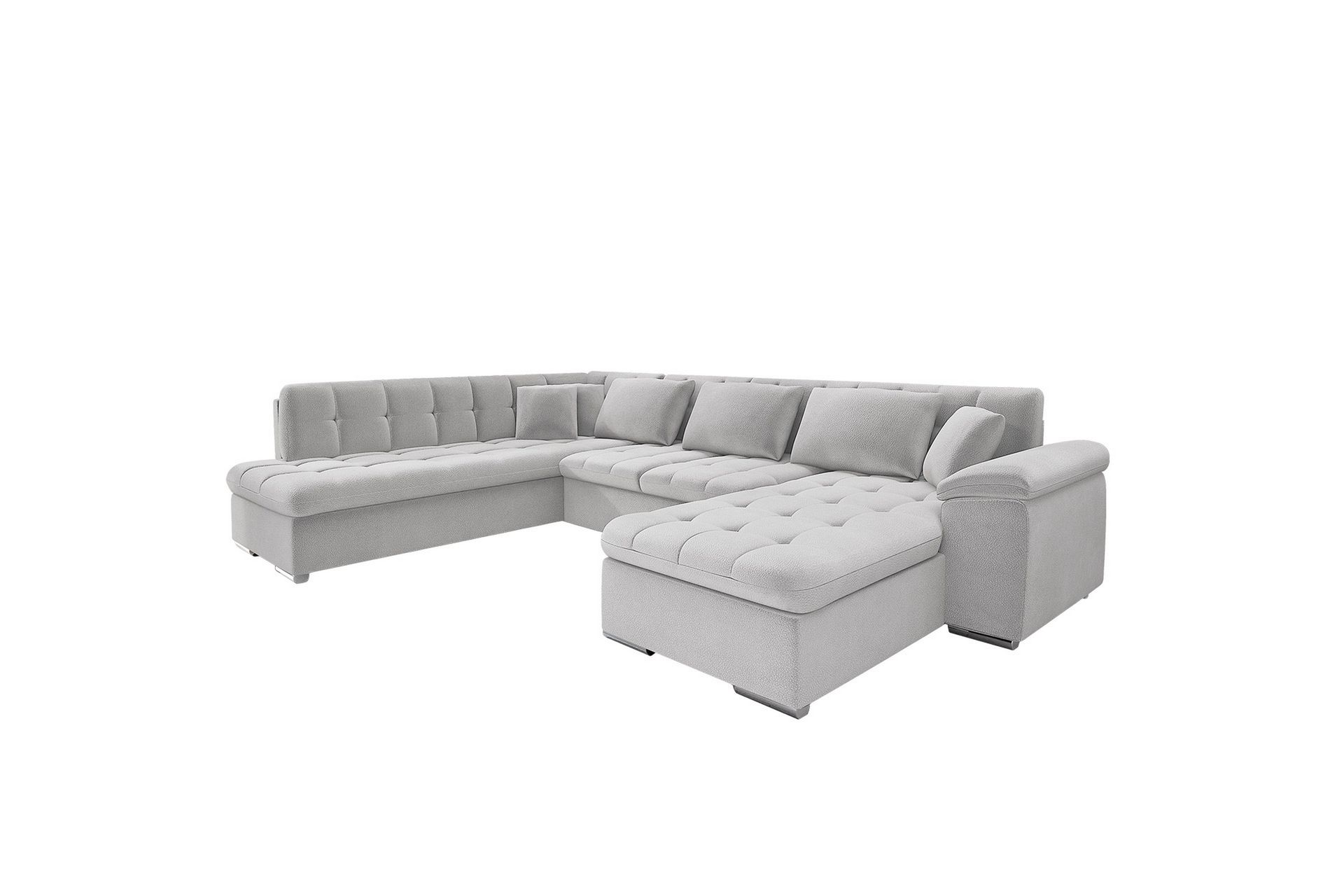 Sakri 5-seters Hjørnesovesofa - Lysegrå/Mørkegrå - Møbler - Sofaer - Sovesofaer