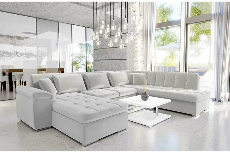 Sakri 5-seters Hjørnesovesofa - Møbler - Sofaer - Sovesofaer