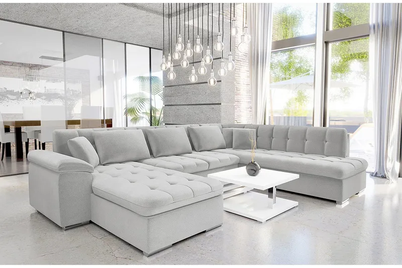 Sakri 5-seters Hjørnesovesofa - Møbler - Sofaer - Sovesofaer