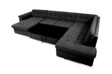 Sakri 5-sits Hörnbäddsoffa Ljusgrå - Møbler - Sofaer - Sovesofaer