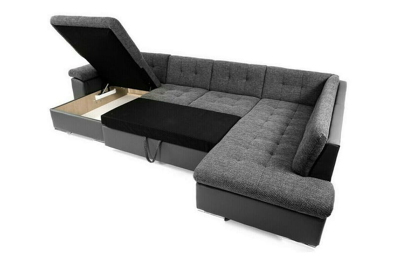 Sakri 5-sits Hörnbäddsoffa NO_BRAND Dark blue - Møbler - Sofaer - Sovesofaer