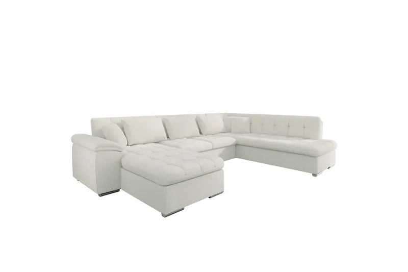 Sakri 5-sits Hörnbäddsoffa NO_BRAND White, undefined