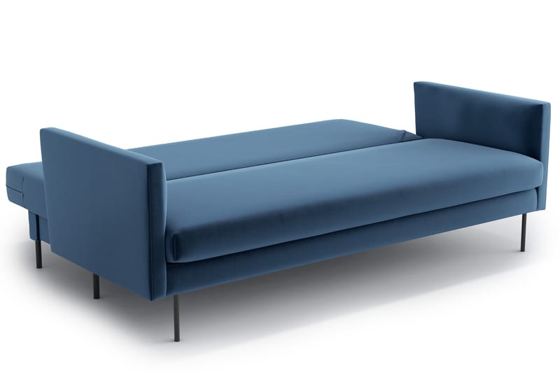 Salmon 3-seters Sovesofa - Blå - Møbler - Sofaer - Sovesofaer
