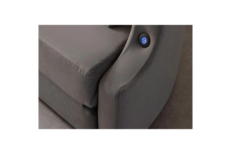 Salrican Sovesofa 3-seter - Grå - Møbler - Sofaer - Sovesofaer