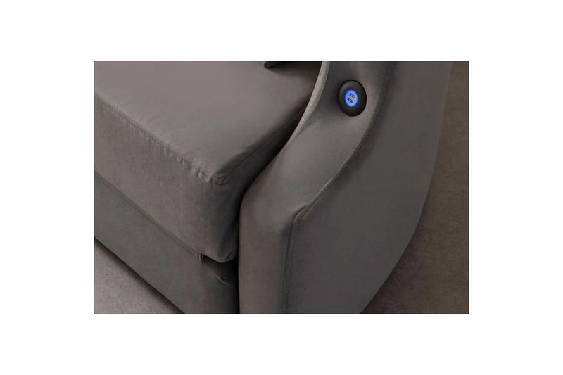Salrican Sovesofa 3-seter - Grå - Møbler - Sofaer - Sovesofaer