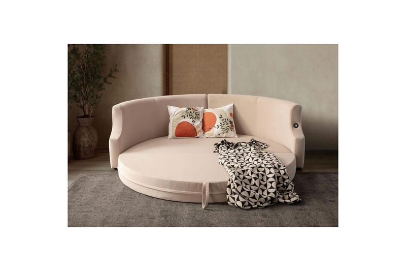 Salrican Sovesofa 3-seter - Kremhvit - Møbler - Sofaer - Sovesofaer