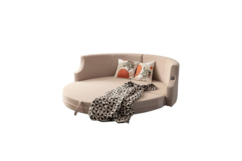 Salrican Sovesofa 3-seter - Kremhvit - Møbler - Sofaer - Sovesofaer