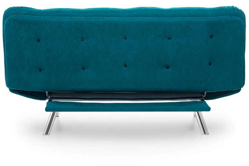 Sandee 3-seter Sovesofa 130x200 cm i Stoff - Petrolblå - Møbler - Sofaer - Sovesofaer