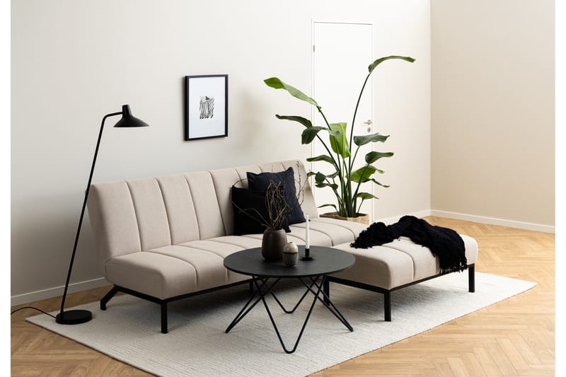 Sapita 2-seter Sovesofa 120x200 cm i Stoff - Beige - Møbler - Sofaer - Sovesofaer