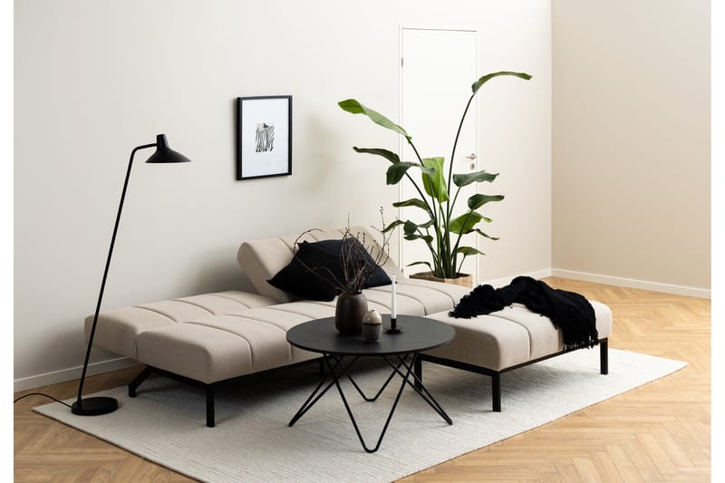 Sapita 2-seter Sovesofa 120x200 cm i Stoff - Beige - Møbler - Sofaer - Sovesofaer
