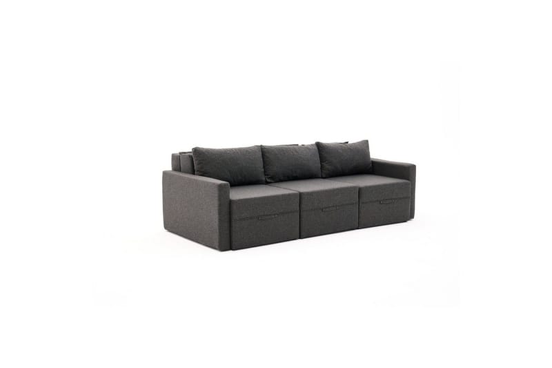 Savra Sovesofa 3-sits - Antrasitt - Møbler - Sofaer - Sovesofaer