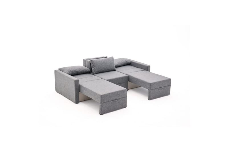 Savra Sovesofa 3-sits - Grå - Møbler - Sofaer - Sovesofaer