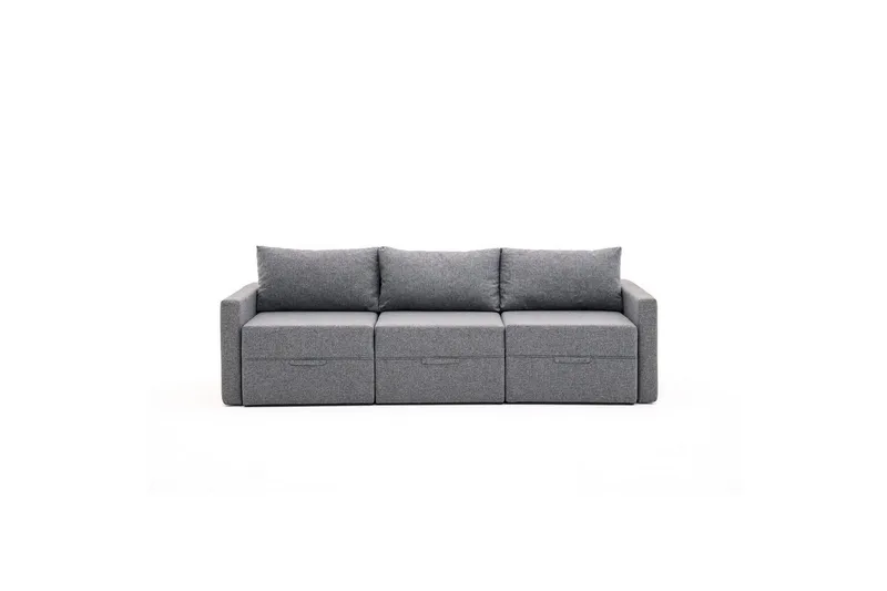 Savra Sovesofa 3-sits - Grå - Møbler - Sofaer - Sovesofaer