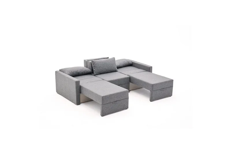 Savra Sovesofa 3-sits - Grå - Møbler - Sofaer - Sovesofaer