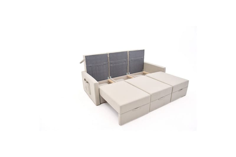Savra Sovesofa 3-sits - Krem - Møbler - Sofaer - Sovesofaer