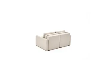 Savra Sovesofa med Divan 2-sits - Krem - Møbler - Sofaer - Sovesofaer