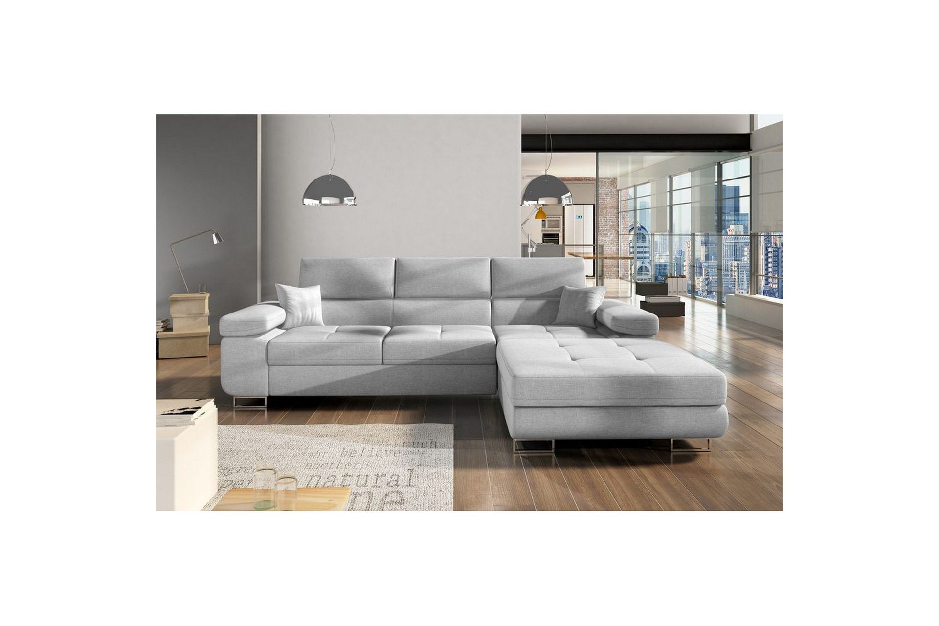 Seksjon Eltap Armando 289x85x203 cm - Sawana 21, Grå, Høyre