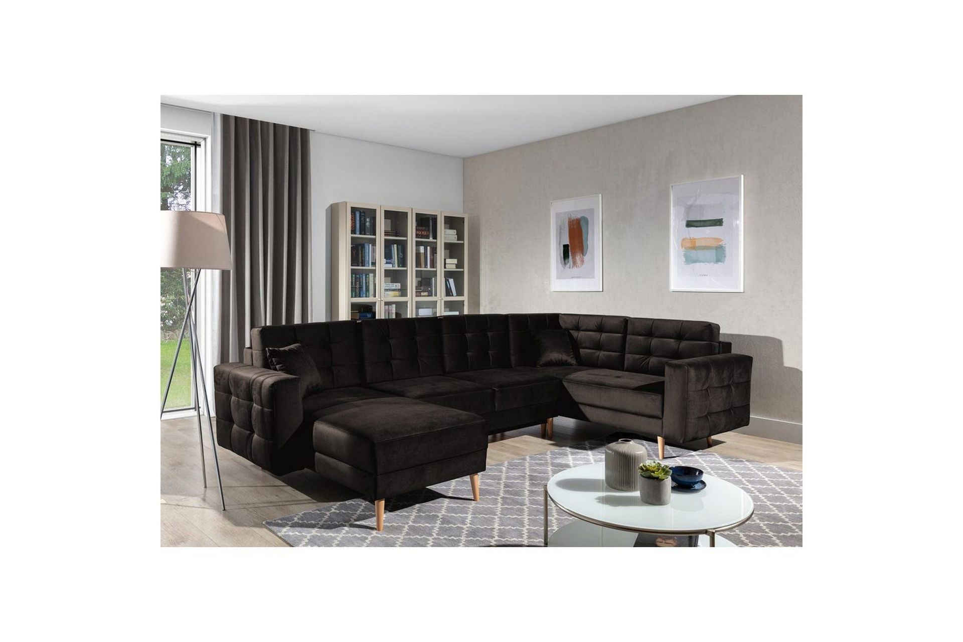 Seksjon Eltap Asgard U 326x202x93 cm - Monolith 29, Brun