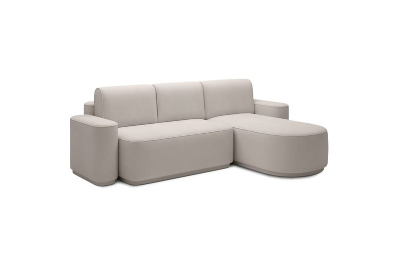 Seksjon Eltap Aurumm 285x92x180 cm - Amore 01, Hvit, Høyre - Møbler - Sofaer - Sovesofaer