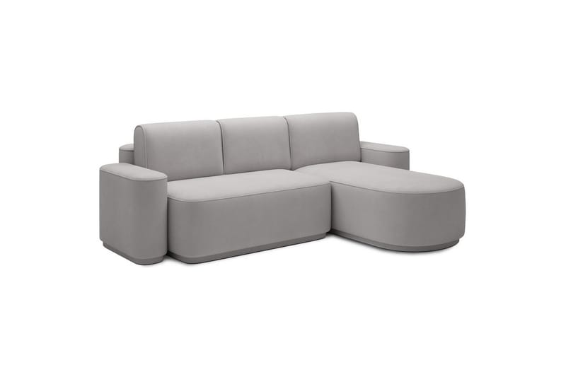 Seksjon Eltap Aurumm 285x92x180 cm - Amore 03, Lys grå, Høyre - Møbler - Sofaer - Sovesofaer