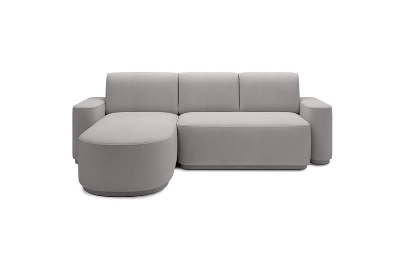 Seksjon Eltap Aurumm 285x92x180 cm - Amore 03, Lys grå, Venstre - Møbler - Sofaer - Sovesofaer
