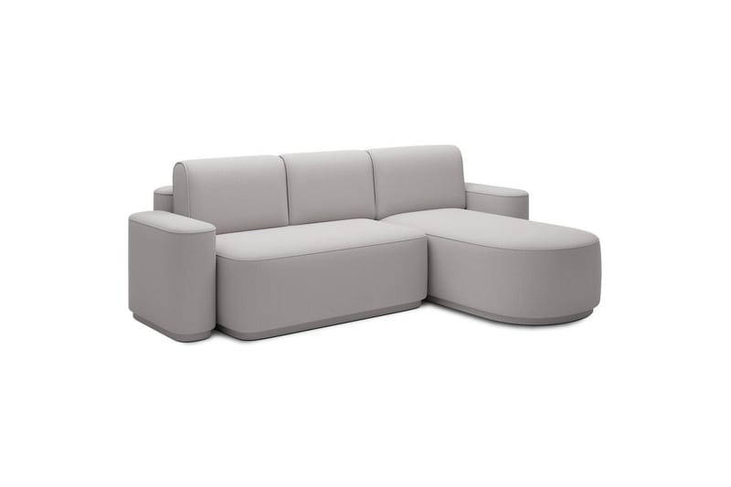 Seksjon Eltap Aurumm 285x92x180 cm - Enjoy 04, Grå, Høyre - Møbler - Sofaer - Sovesofaer