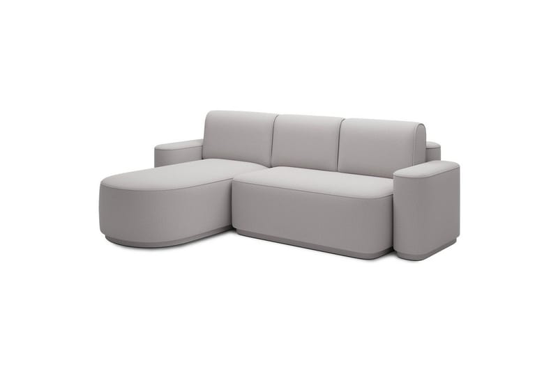 Seksjon Eltap Aurumm 285x92x180 cm - Enjoy 04, Grå, Venstre - Møbler - Sofaer - Sovesofaer