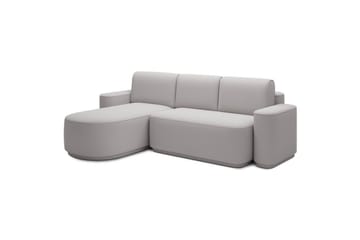 Seksjon Eltap Aurumm 285x92x180 cm - Enjoy 04, Grå, Venstre - Møbler - Sofaer - Sovesofaer