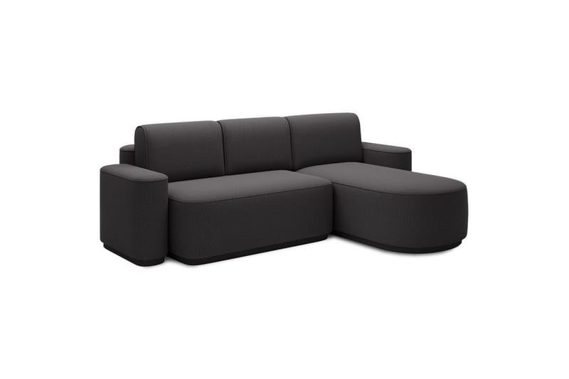 Seksjon Eltap Aurumm 285x92x180 cm - Enjoy 05, Mørk grå, Høyre - Møbler - Sofaer - Sovesofaer