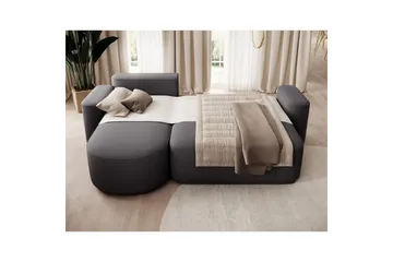 Seksjon Eltap Aurumm 285x92x180 cm - Enjoy 05, Mørk grå, Venstre - Møbler - Sofaer - Sovesofaer
